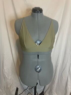 Olive Triangle bikini